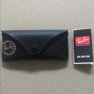 Ray Ban 💯 Authentic Sun Glass Case New